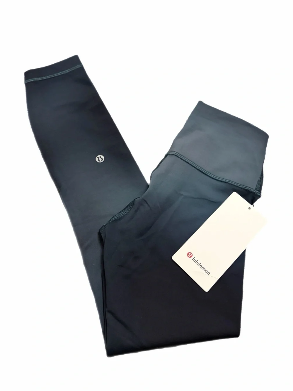 NWT Lululemon Wunder Train High-Rise Tight 25” (Midnight Haze Black Multi)Size 2